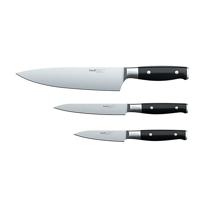 slide 1 of 8, Ninja Foodi NeverDull System Premium Knife Set, 3 ct