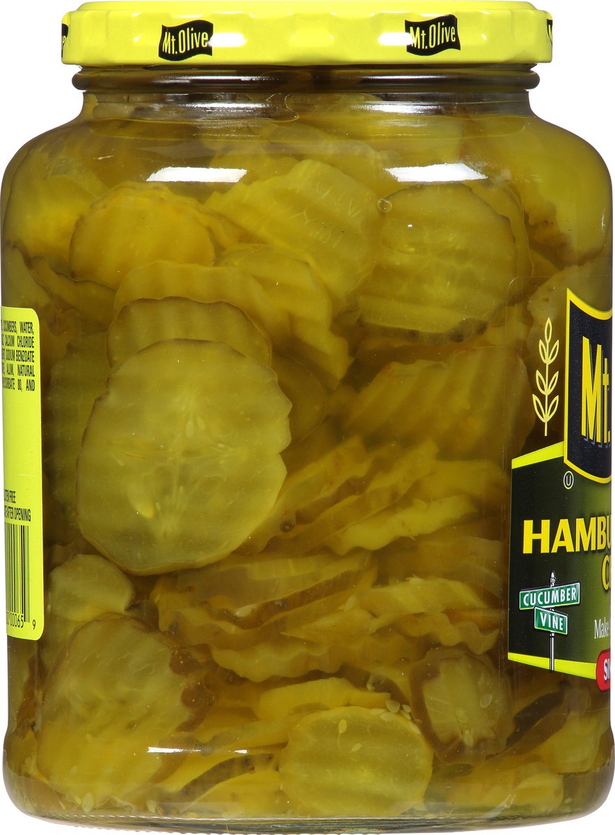 slide 7 of 7, Mt. Olive Hamburger Dill Chips Pickles 32 fl oz, 32 fl oz