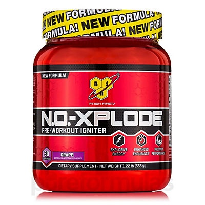 slide 1 of 1, BSN N.O. Xplode Pre Workout Igniter, Grape, 1.22 lb