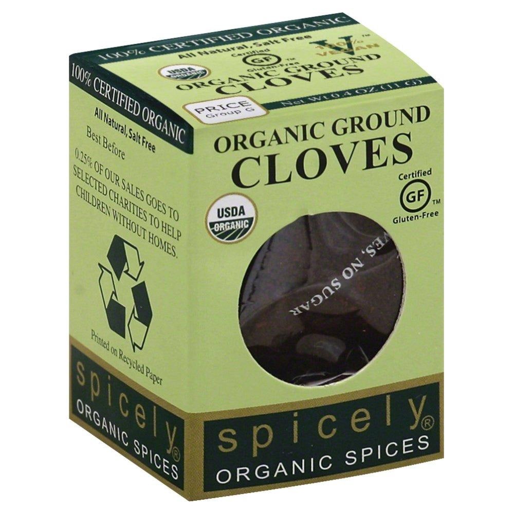 slide 1 of 4, Spicely Organic Spices Cloves 0.4 oz, 0.4 oz