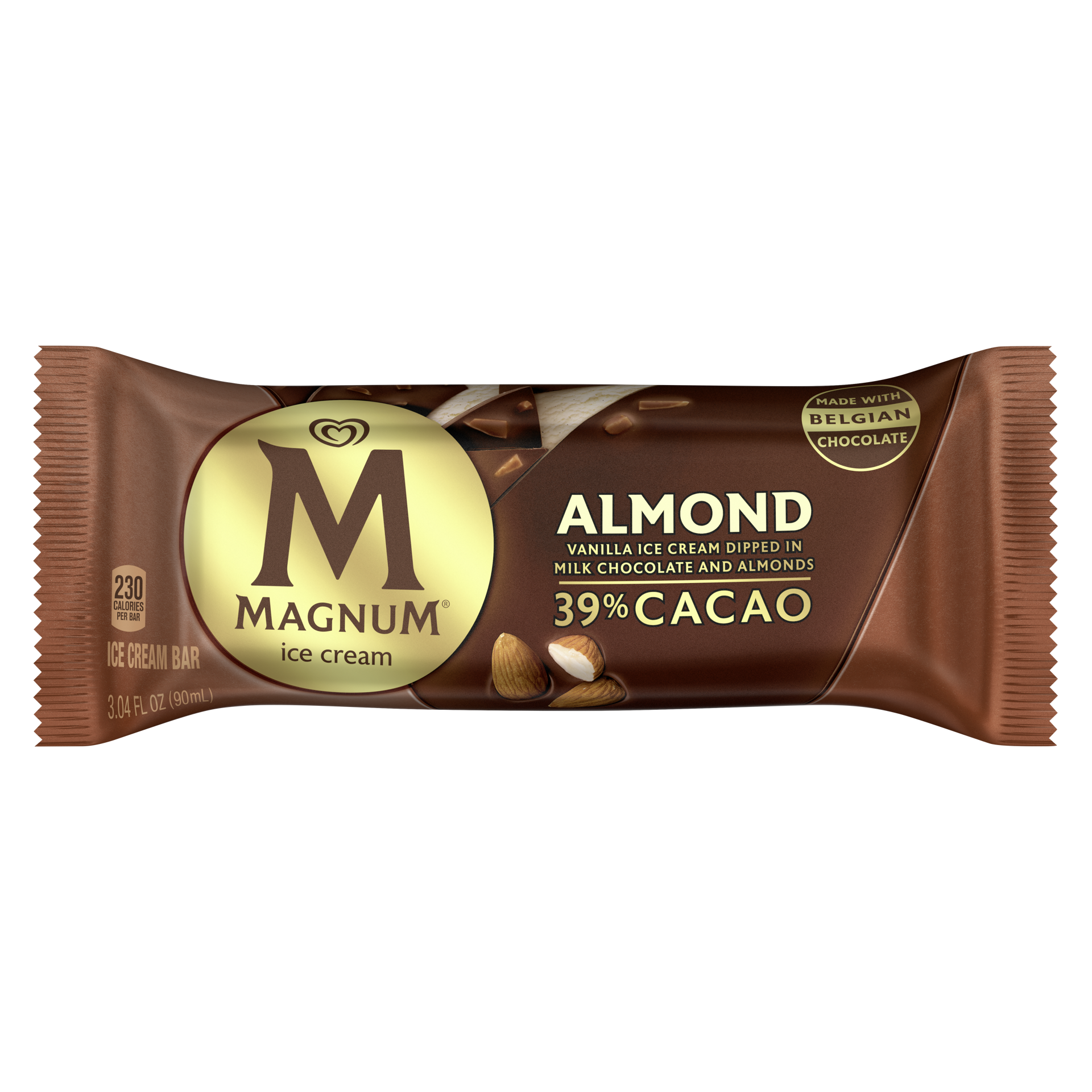 slide 4 of 4, Magnum Mini Ice Cream Bar Almond, 3.04 oz, 1 Count, 3.04 oz