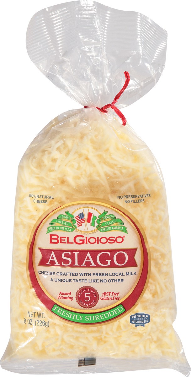 slide 13 of 14, BelGioioso Cheese Shredded Asiago, 8 oz