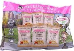 The Daily Crave Lentil Chips Multipack