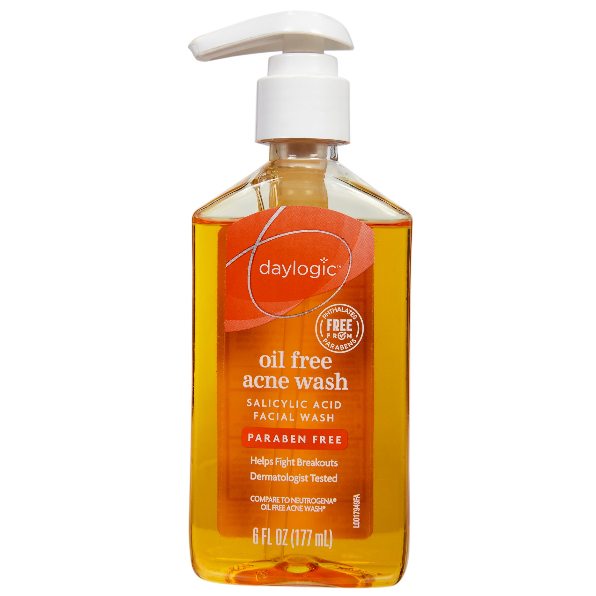 slide 1 of 3, Daylogic Oil Free Acne Face Wash, 6 fl oz