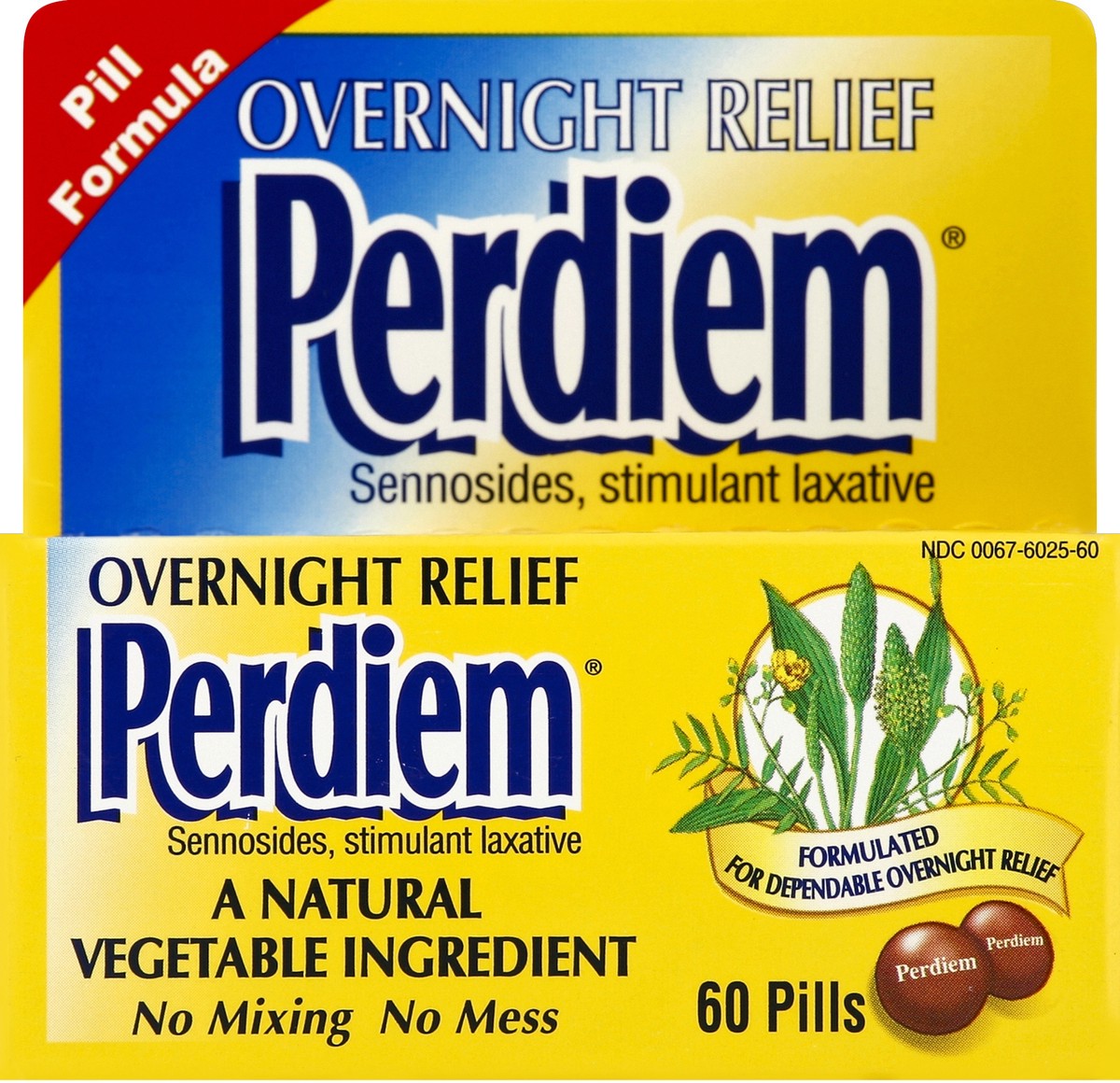 slide 6 of 6, Perdiem Laxative 60 ea, 60 ct