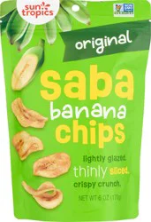 Sun Tropics Original Saba Banana Chips 6 oz