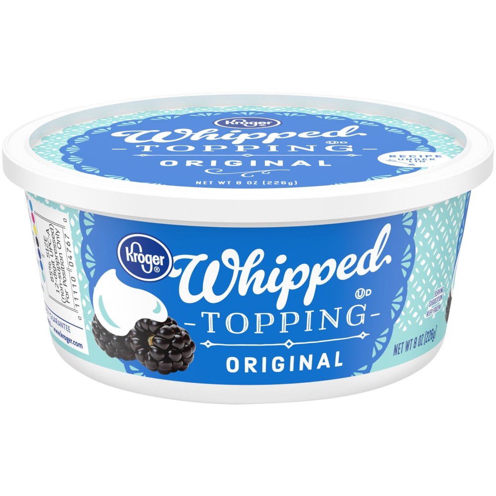 slide 1 of 4, Kroger Lite Whipped Topping, 8 oz