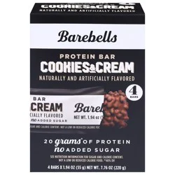 Barebells Cookies & Cream Protein Bar 4 - 1.94 oz Bars