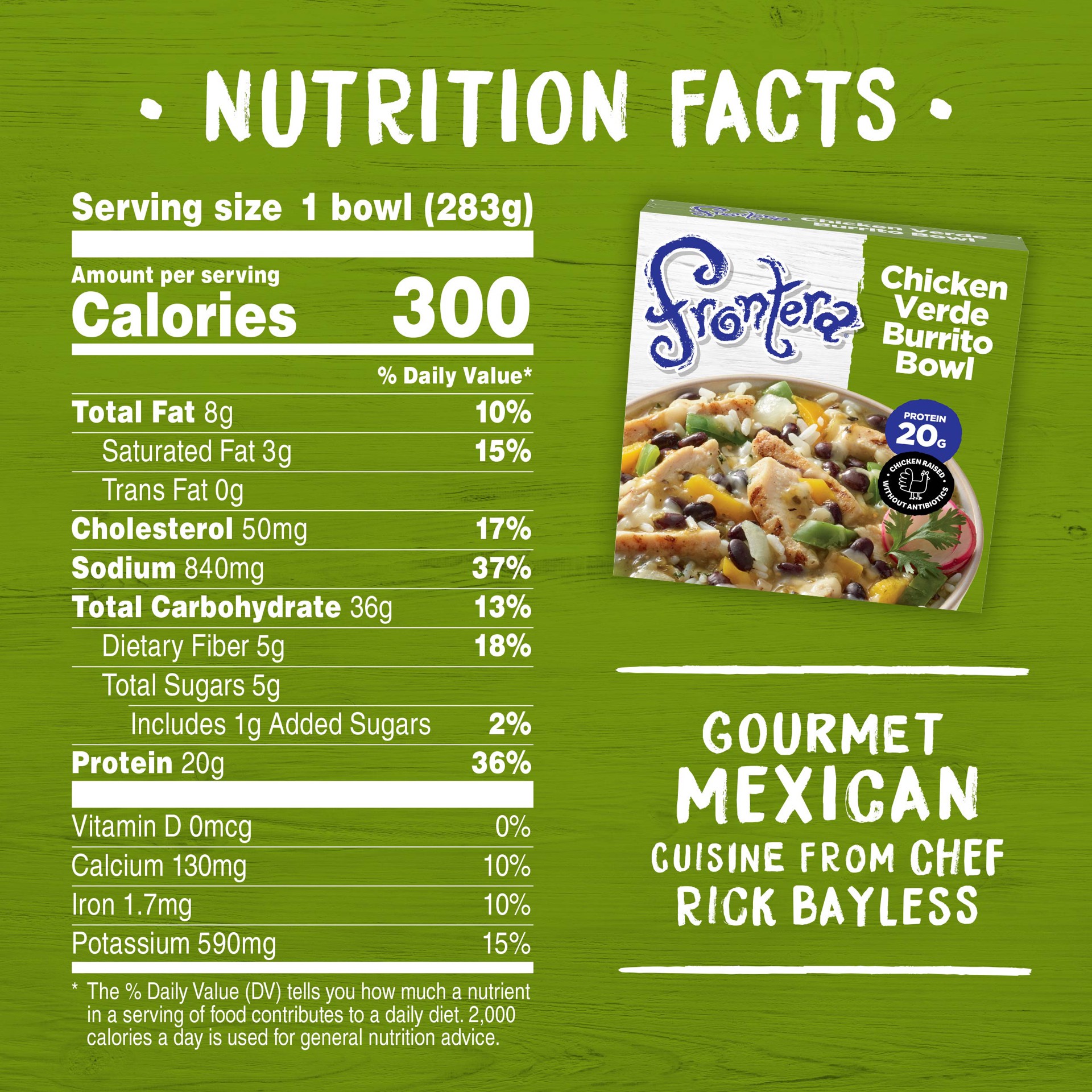 slide 3 of 5, Frontera Chicken Verde Burrito Bowl, 10 oz