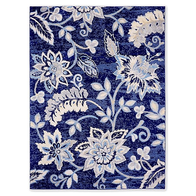 slide 1 of 1, Home Dynamix Tremont Teaneck Area Rug - Navy/Blue, 3 ft x 5 ft