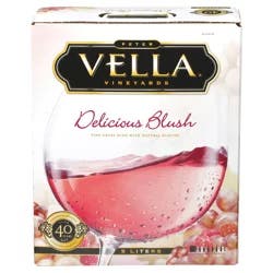 Peter Vella Vineyards Delicious Blush 5L Box