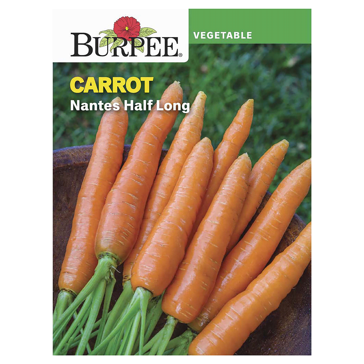 slide 1 of 5, Burpee Carrot Natues Half Long Seeds, 1 ct