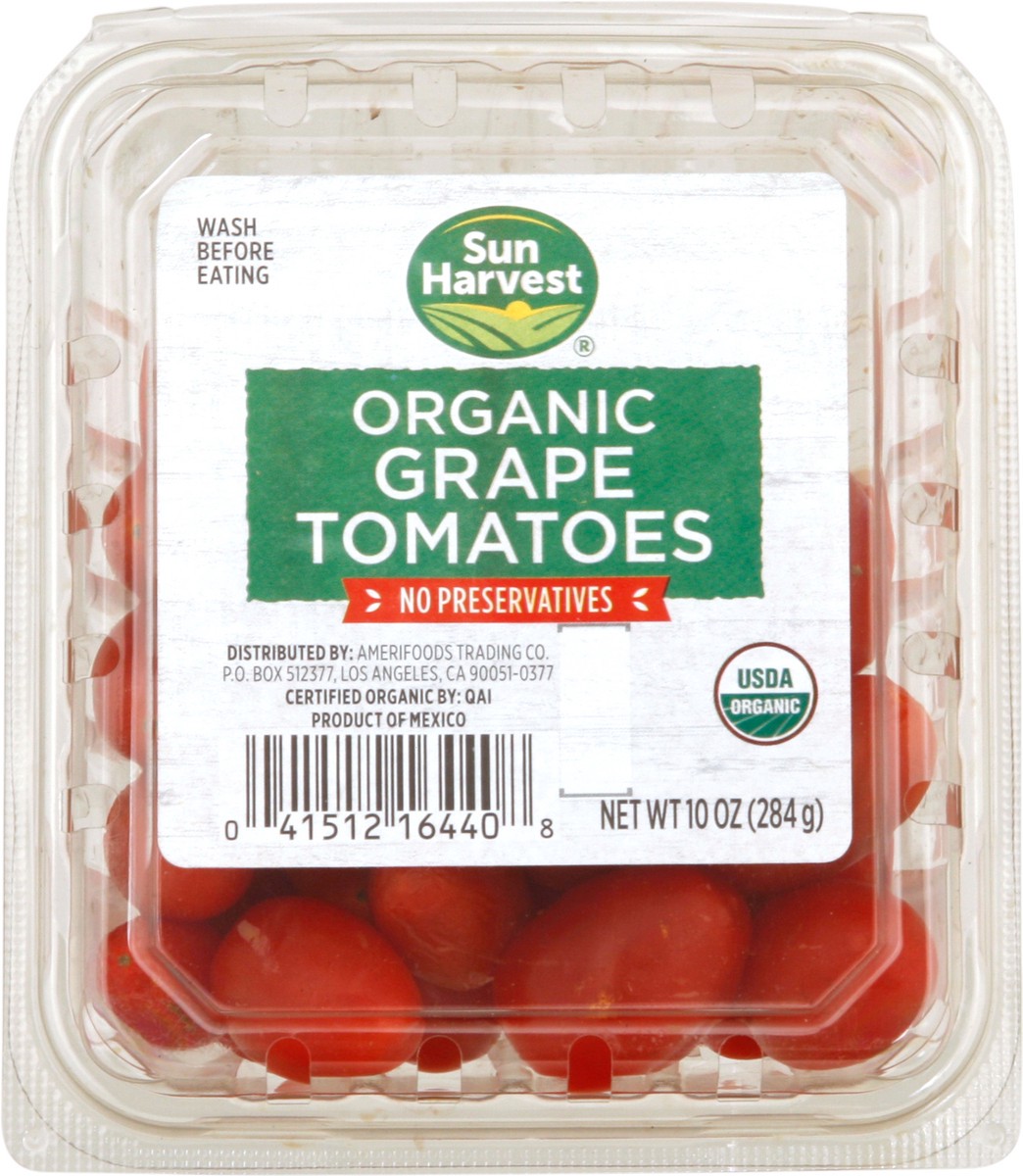 slide 12 of 12, Sun Harvest Organic Grape Tomato, 10 oz