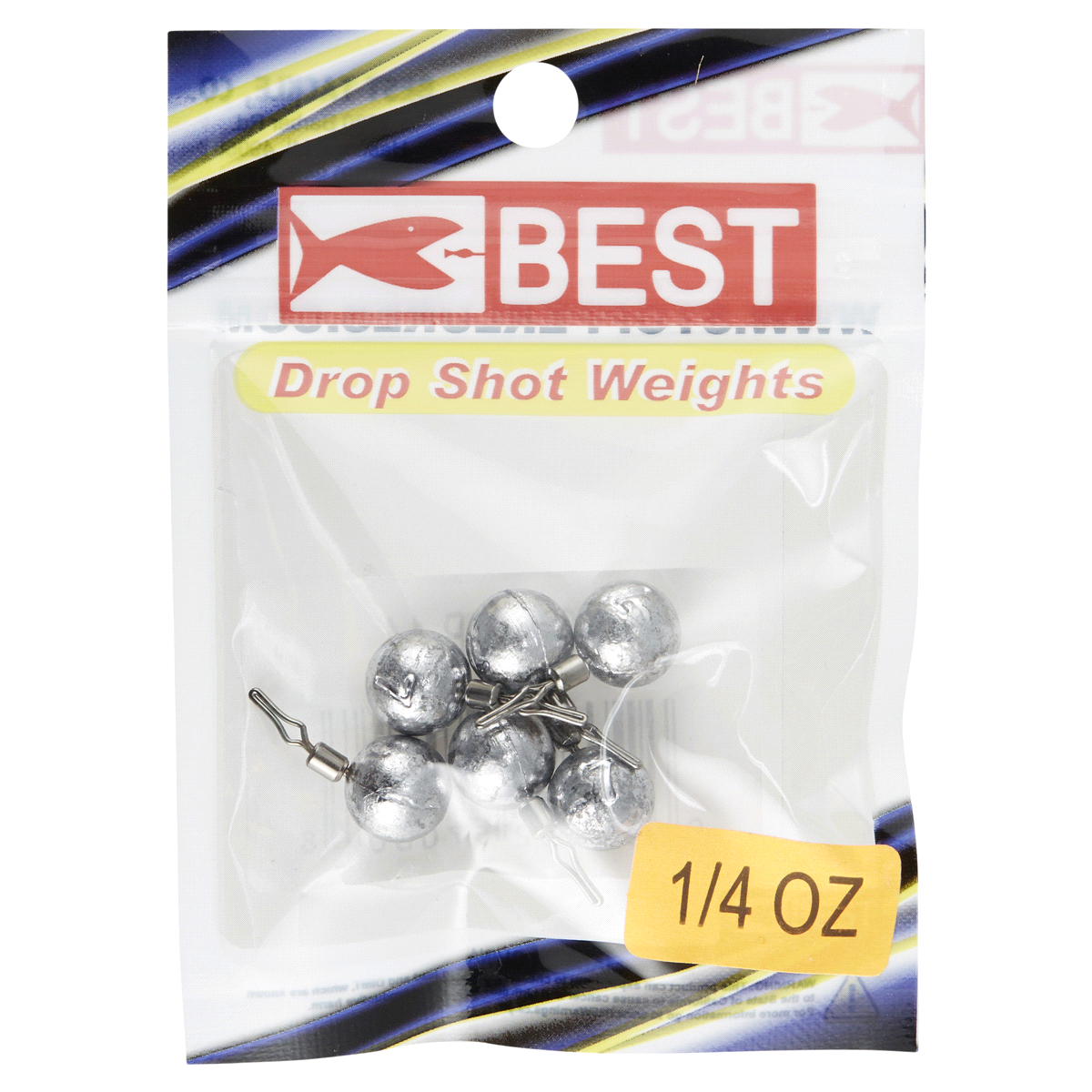 slide 1 of 5, BEST Drop Shot Weights, Round, oz, 1/4 oz