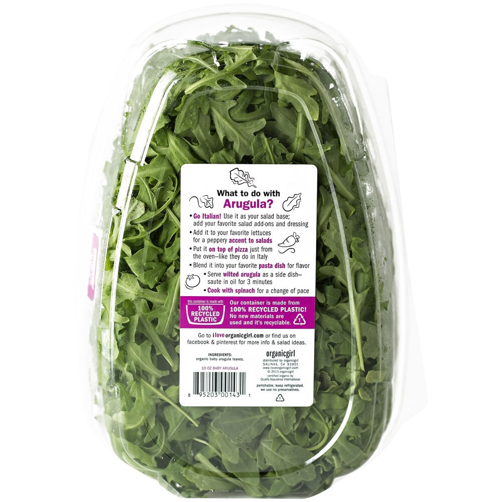 slide 2 of 2, Organic Girl Baby Arugula Family Size 10 oz, 10 oz