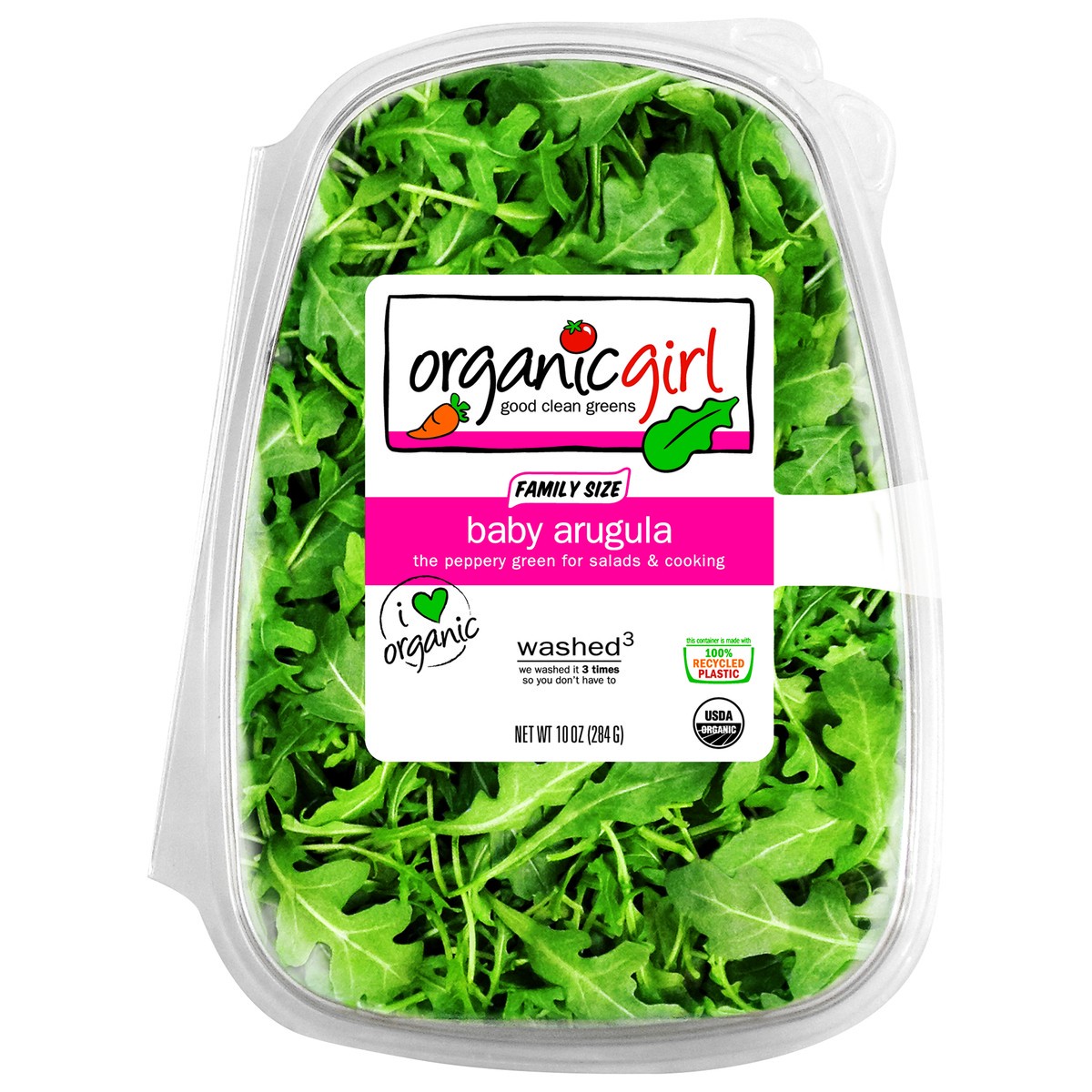 slide 1 of 2, Organic Girl Baby Arugula Family Size 10 oz, 10 oz