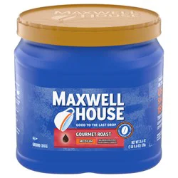 Maxwell House Gourmet Roast Medium Roast Ground Coffee, 25.6 oz Canister