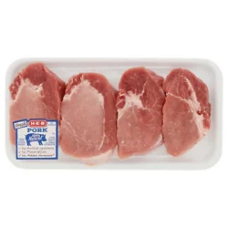H-E-B Pork Ribeye Chop Boneless Regular