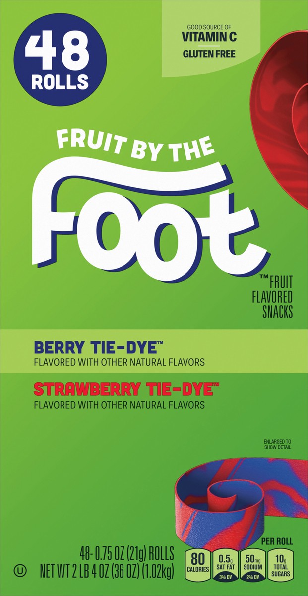 slide 11 of 12, Betty Crocker Fruit by the Foot, Gluten Free Variety Pack, 48 ct, 48 ct