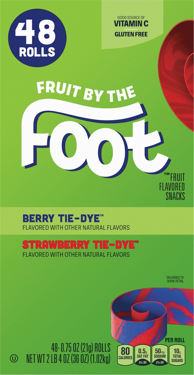 slide 8 of 12, Betty Crocker Fruit by the Foot, Gluten Free Variety Pack, 48 ct, 48 ct