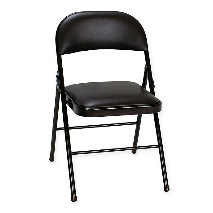 slide 1 of 1, Cosco Padded Vinyl Folding Chair, 1 ct