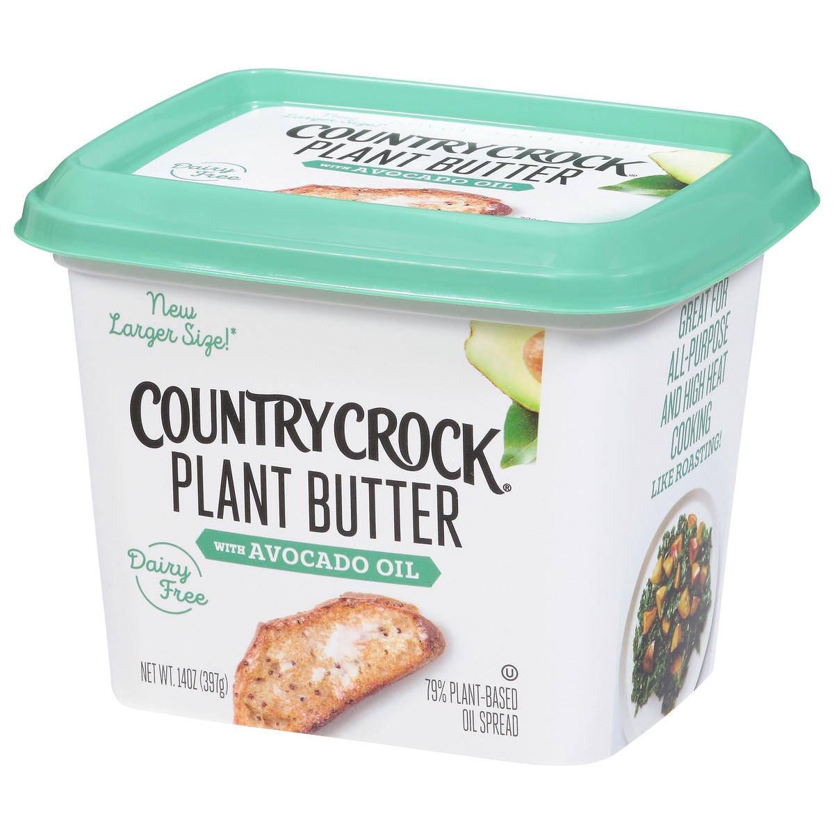 slide 3 of 9, Country Crock Plant Butter Avocado Oil, 14 oz