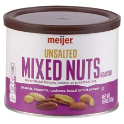 Meijer Unsalted Mixed Nuts