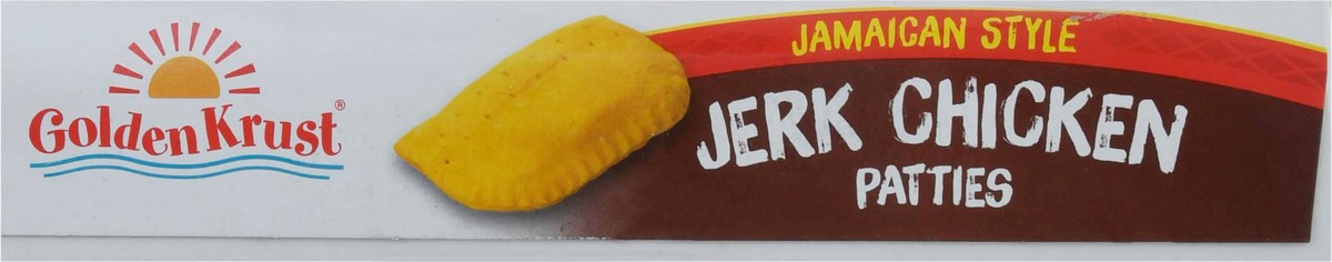 slide 4 of 9, Golden Krust Jamaican Style Jerk Chicken Patties Chicken Turnover 2 - 5.0 oz Patties, 2 ct