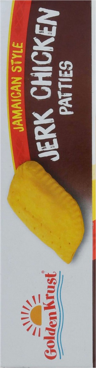 slide 7 of 9, Golden Krust Jamaican Style Jerk Chicken Patties Chicken Turnover 2 - 5.0 oz Patties, 2 ct