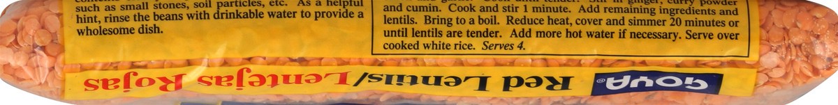 slide 4 of 5, Goya Red Lentils 16 oz, 16 oz