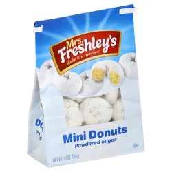 Mrs. Freshley's Powdered Sugar Mini Donuts 10 oz