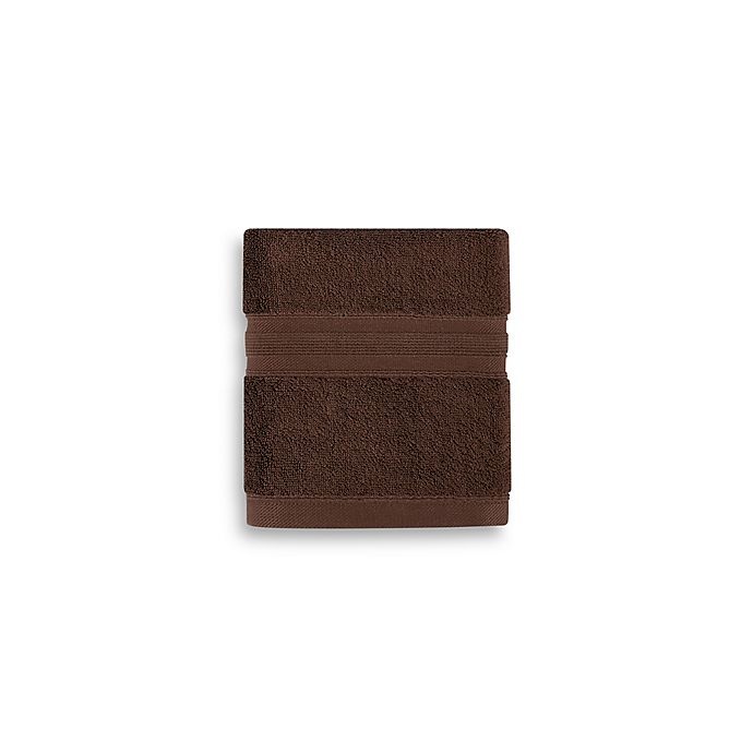 slide 1 of 15, Wamsutta Icon PimaCott Hand Towel - Espresso, 1 ct