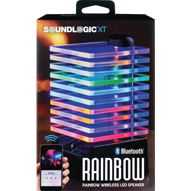 slide 1 of 1, Rainbow Acrylic Tower Bt Speaker, 1 ct