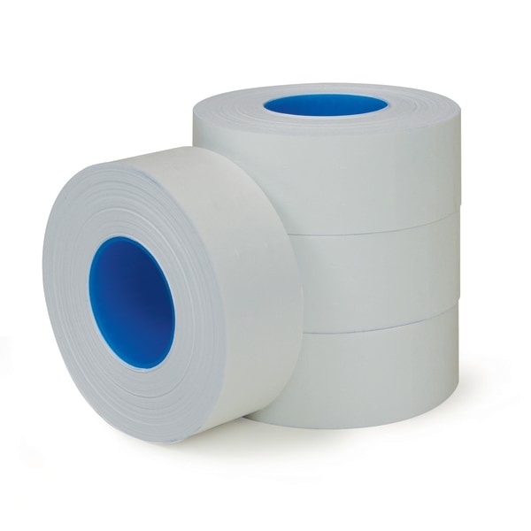 slide 1 of 1, Office Depot Brand 2-Line Price-Marking Labels, White, 1,000 Labels Per Roll, Pack Of 4 Rolls, 4 ct