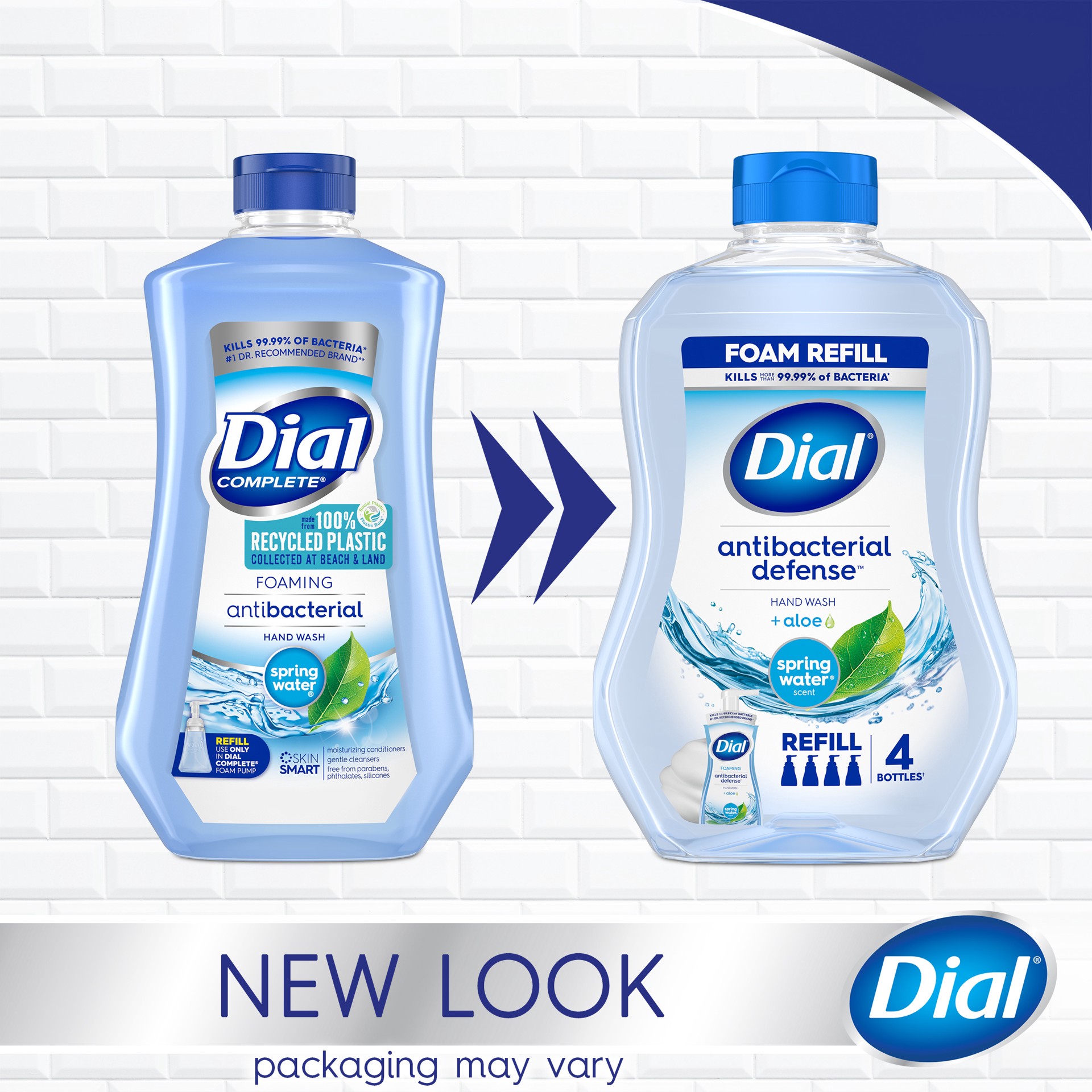 slide 5 of 5, Dial Antibacterial Defense Spring Water Scent Hand Wash + Aloe 30 fl oz, 30 fl oz
