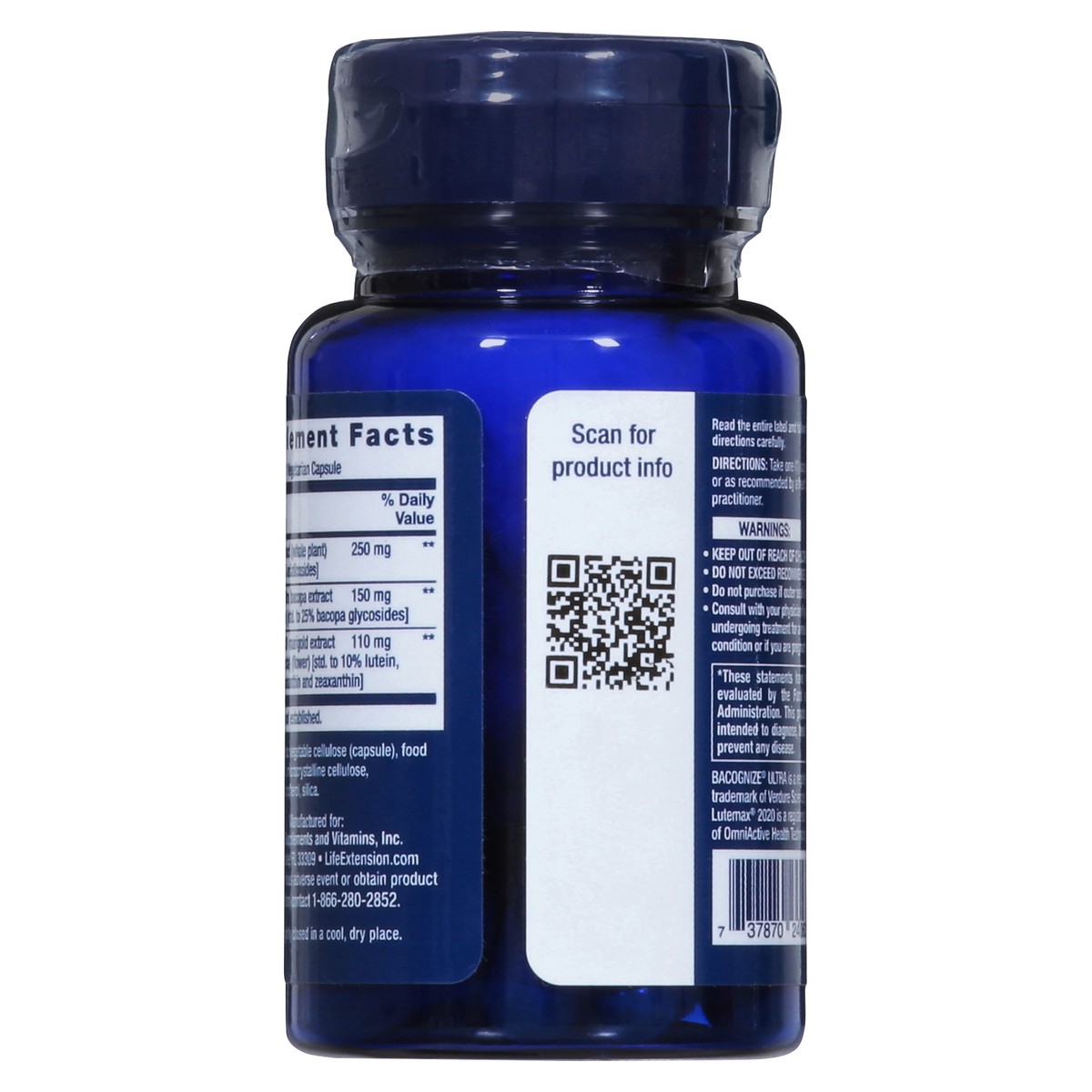 slide 9 of 15, Life Extension Quick Brain Nootropic 30 Vegetarian Capsules, 30 ct