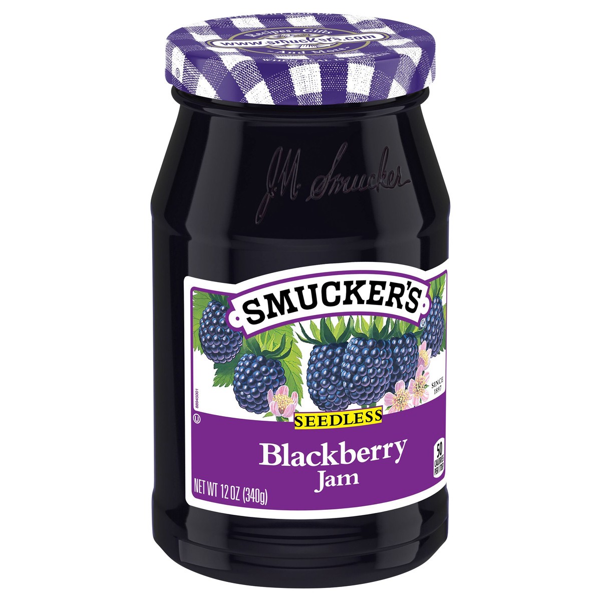 slide 13 of 13, Smucker's Seedless Blackberry Jam, 12 Ounces, 12 oz