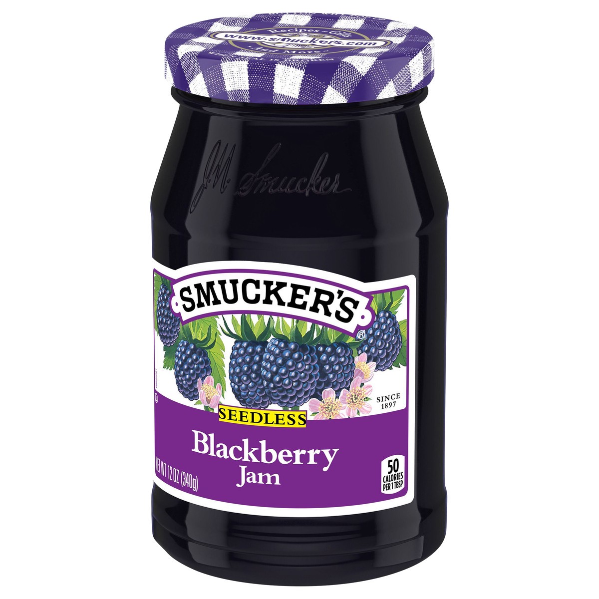 slide 12 of 13, Smucker's Seedless Blackberry Jam, 12 Ounces, 12 oz