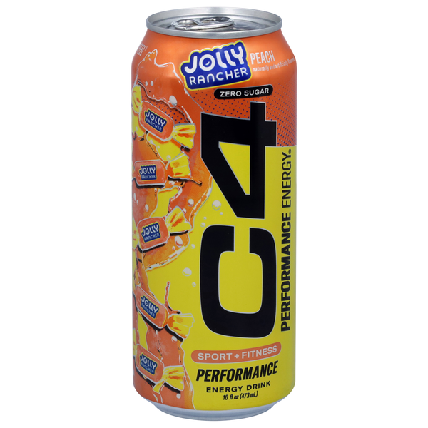 slide 1 of 1, C4 Perfmnc Jolly Rnchr Peach, 16 oz