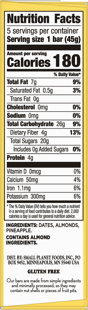 slide 12 of 12, LÄRABAR Pineapple Upside Down Cake Fruit & Nut Bar 5 ea, 5 ct; 1.6 oz