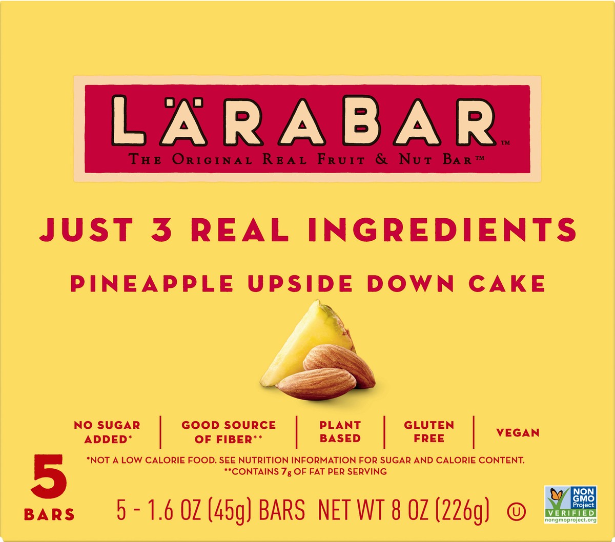 slide 6 of 12, LÄRABAR Pineapple Upside Down Cake Fruit & Nut Bar 5 ea, 5 ct; 1.6 oz