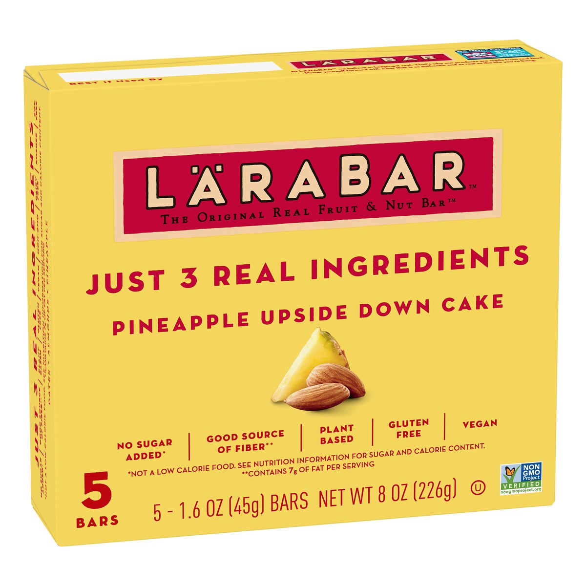 slide 7 of 12, LÄRABAR Pineapple Upside Down Cake Fruit & Nut Bar 5 ea, 5 ct; 1.6 oz