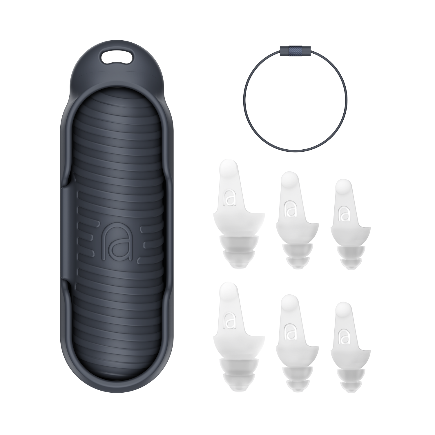 slide 1 of 1, Assistive Audio Sleep Noise Reducing Ear Plugs With Travel Case, 3 Sizes Included. Less Snore And More Snooze. Low Profile, Super Soft Ear Plugs. Made From Medical Grade Silicone, 1 ct