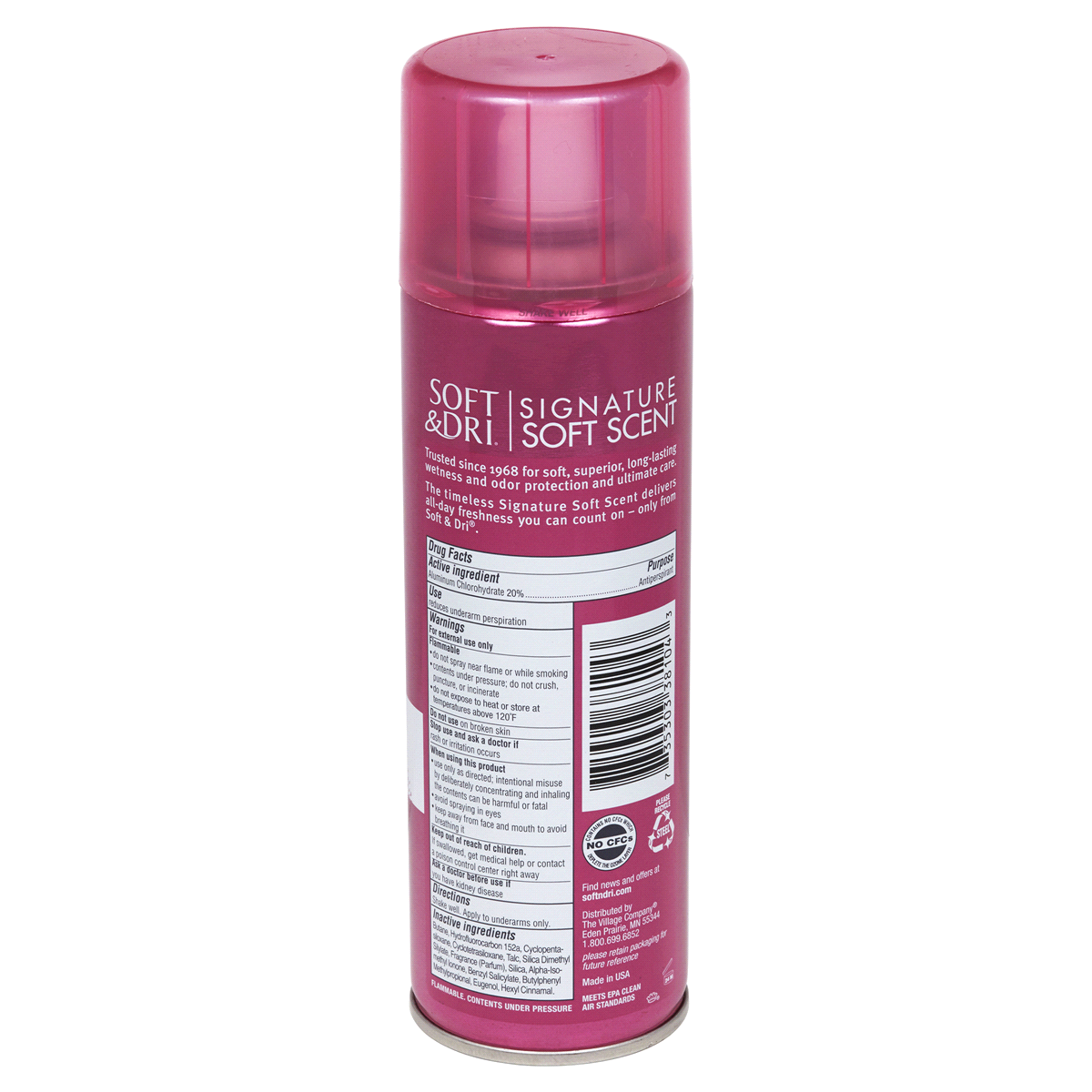 slide 2 of 2, Soft & Dri Antiperspirant Deodorant, Signature Soft Scent, Classic, Aerosol, 6 oz