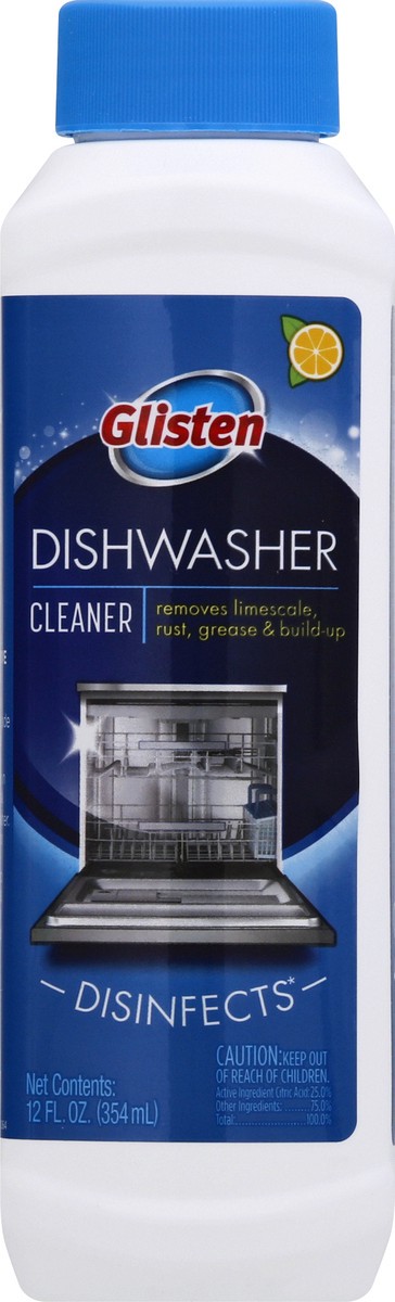 slide 2 of 12, Glisten Dishwasher Magic Dishwasher Cleaner & Disinfectant, 12 fl oz