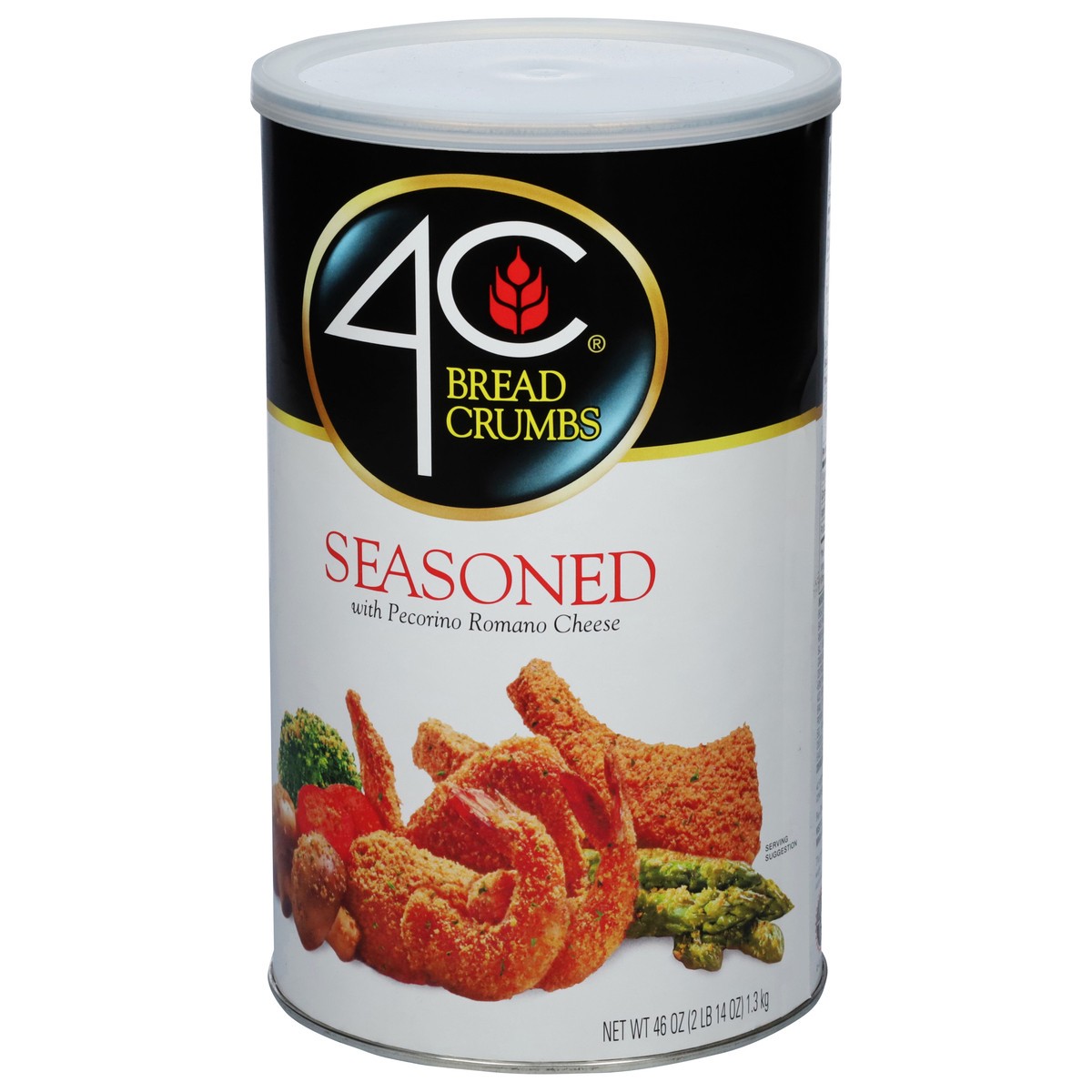 slide 11 of 14, 4C Seasoned Bread Crumbs with Pecorino Romano Cheese 46 oz, 46 oz