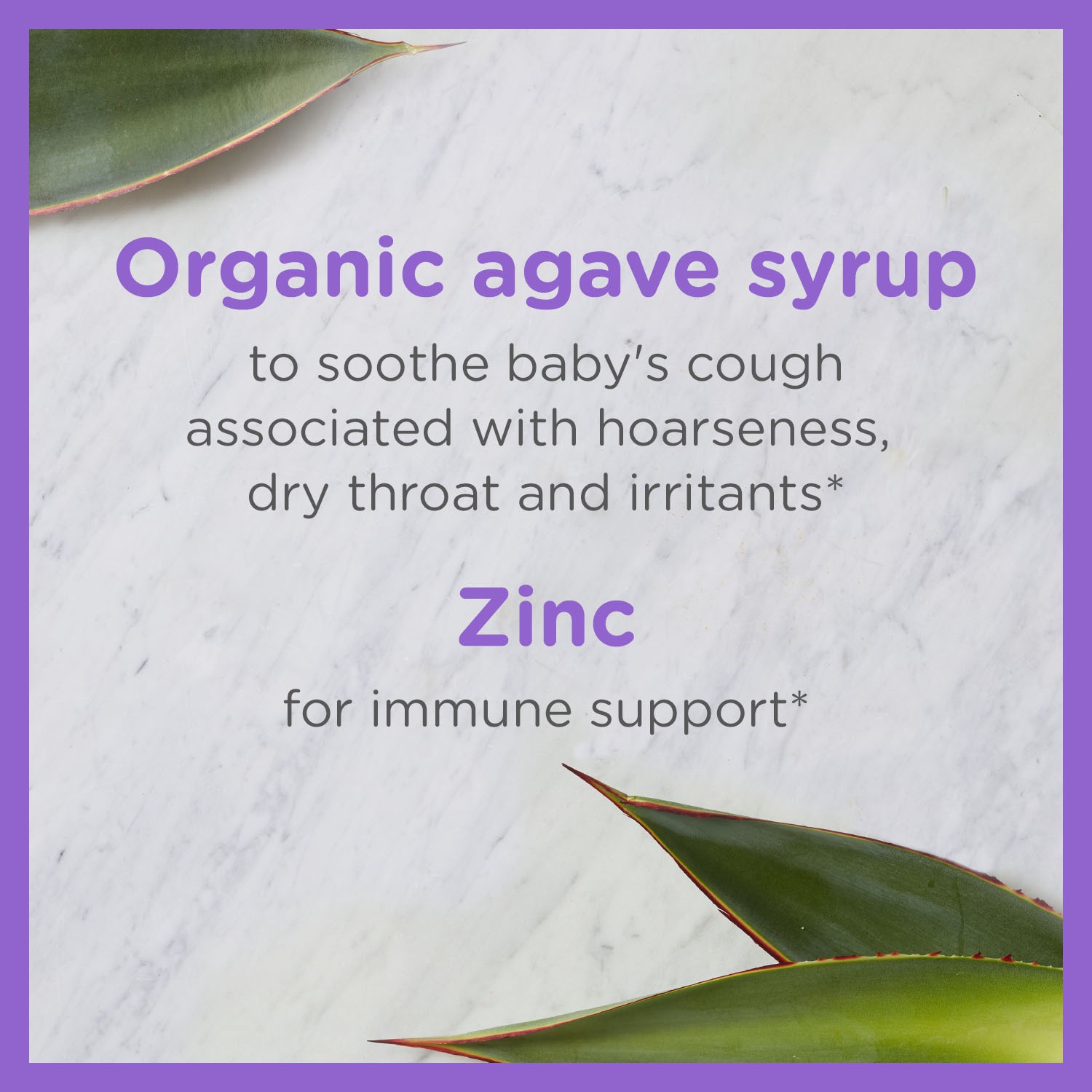 slide 5 of 5, Zarbee's Naturals Zarbee's Baby Cough Syrup + Immune with Organic Agave & Zinc - Natural Grape Flavor - 2 fl oz, 2 fl oz