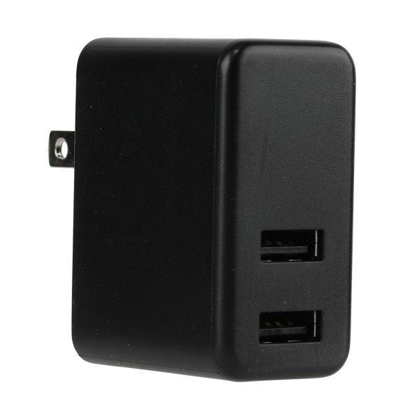 slide 1 of 2, Vivitar Dual-Usb Od5022 Wall Charger, Black, 1 ct