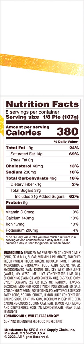 slide 10 of 13, Edwards Premium Frozen Desserts Key Lime Pie, 30.4 oz