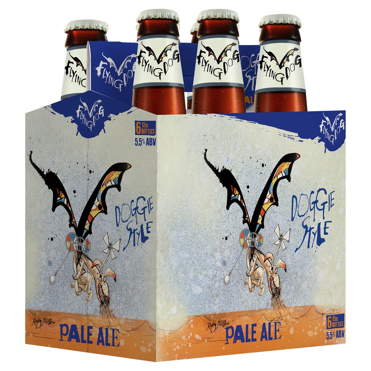 slide 5 of 6, Flying Dog Doggie Style Pale Ale 6pk Bottles, 6 ct; 12 oz